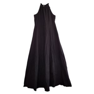 New Women's Halter Style Black Maxi Dress Size Medium